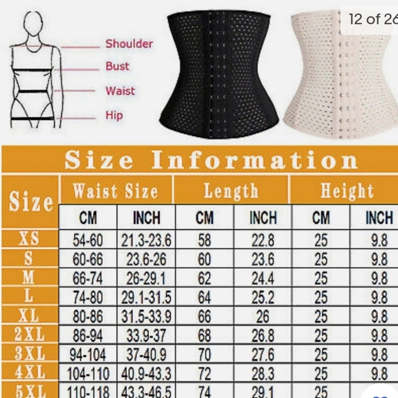 TOP QUALITY 4 STEEL BONE WAIST TRAINER SHAPER - Picture 5 of 5